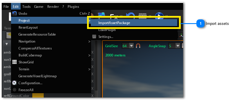 6.2.2. Add EasyGamePack to an existing project