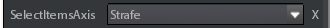 11. select item axis command
