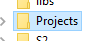 1. Projects folder