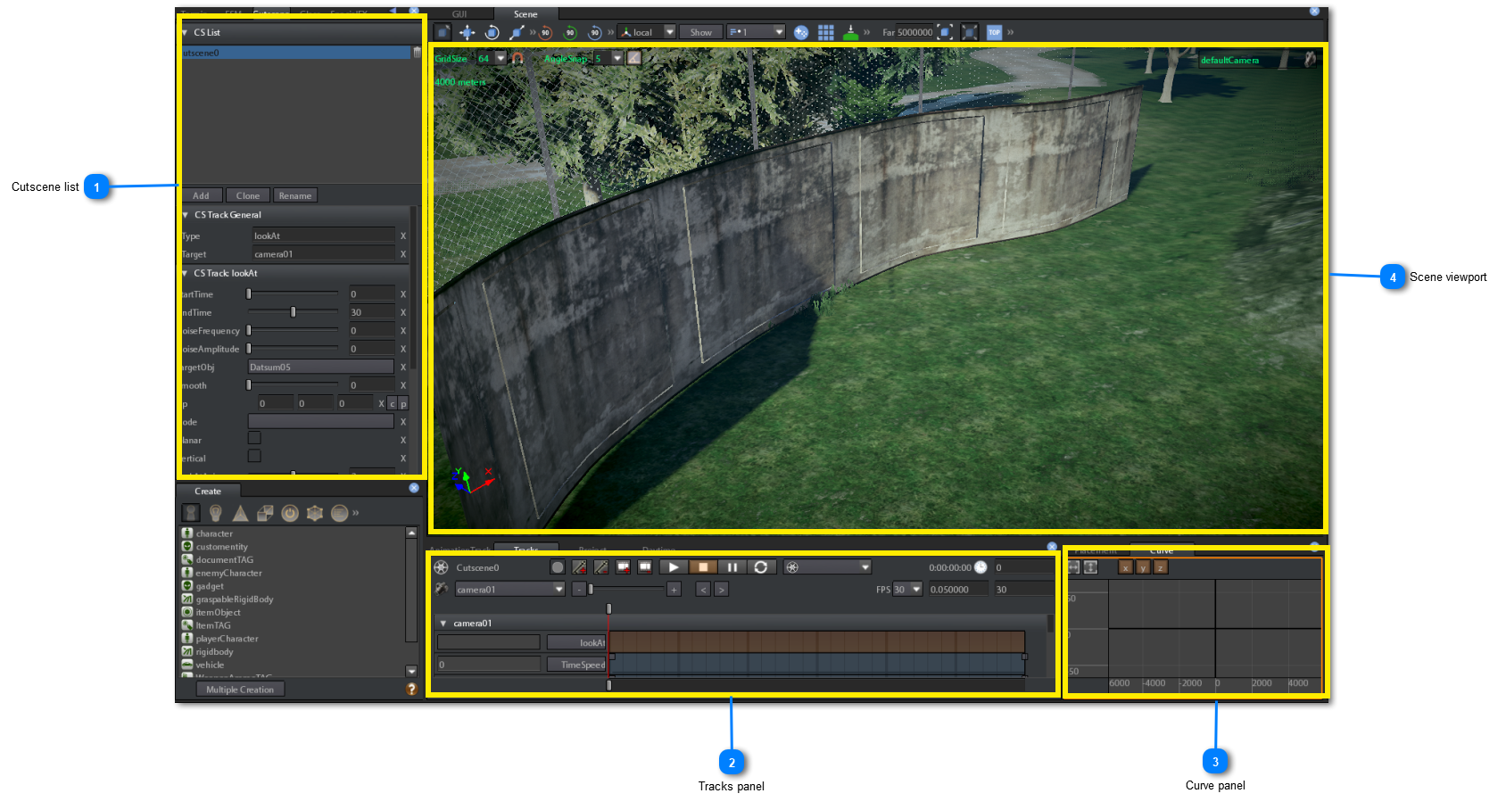 3.4.12. Cutscene editor