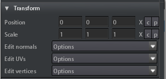 1. Transform vertices