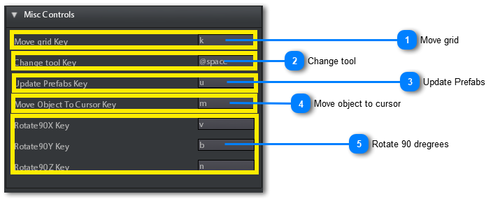 Misc Control Section